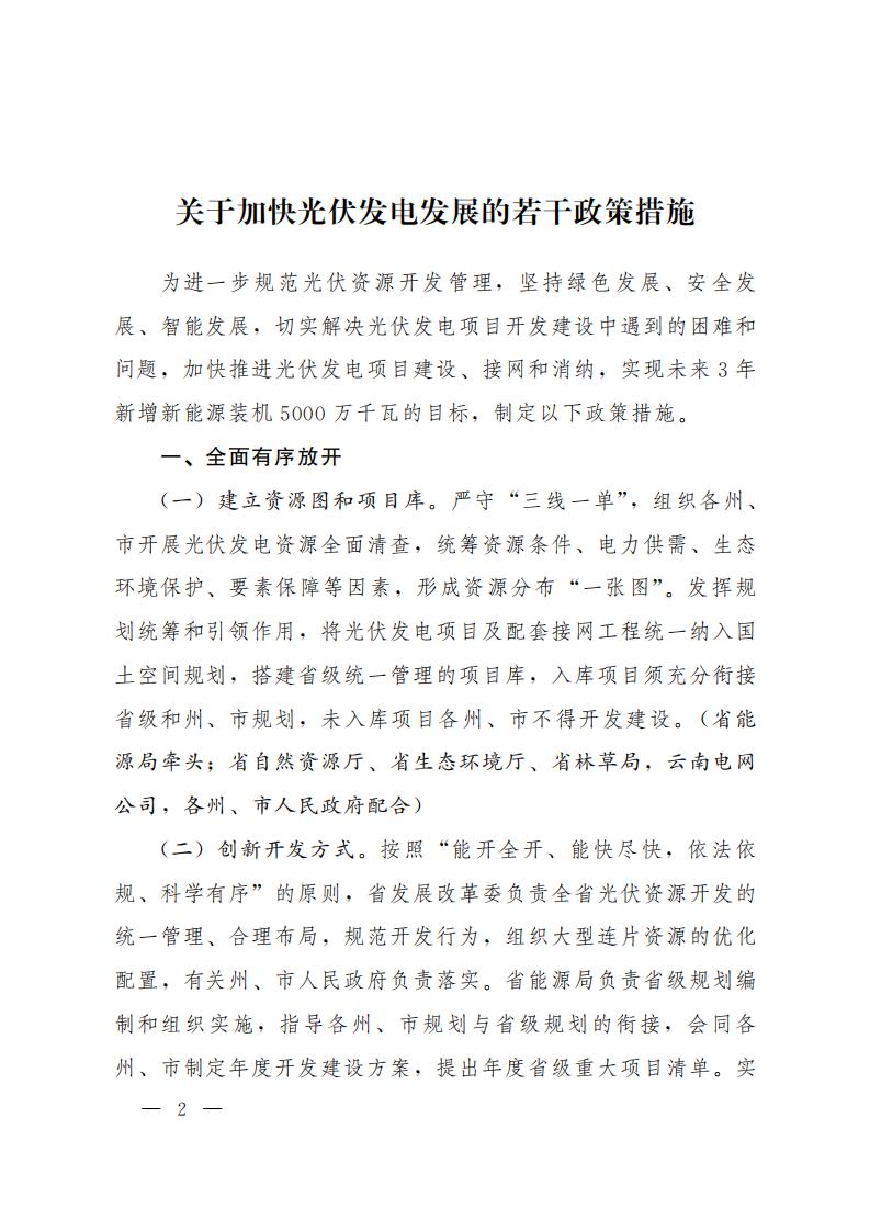 云南省人民政府印发关于加快光伏发电发展若干政策措施的通知_01.jpg